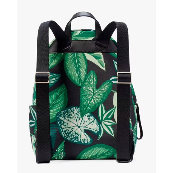 S Kate Spade Chelsea Green Fern Foliage Medium Backpack KH414 NWT $299 Retail main image 6